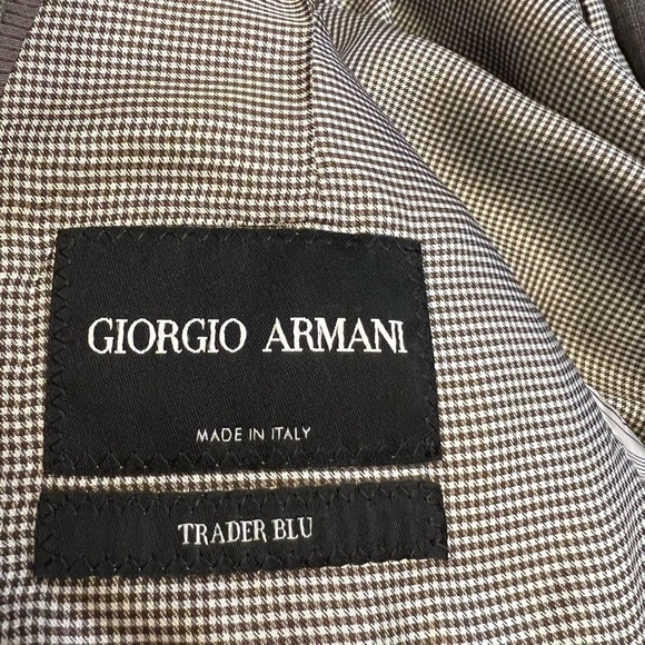 GIORGIO Armani authentic sports coat grey size44R Italian 54 gorpcore - Picture 11 of 16